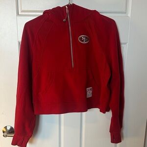 Lululemon x NFL - San Francisco 49ers Cropped Hoodie